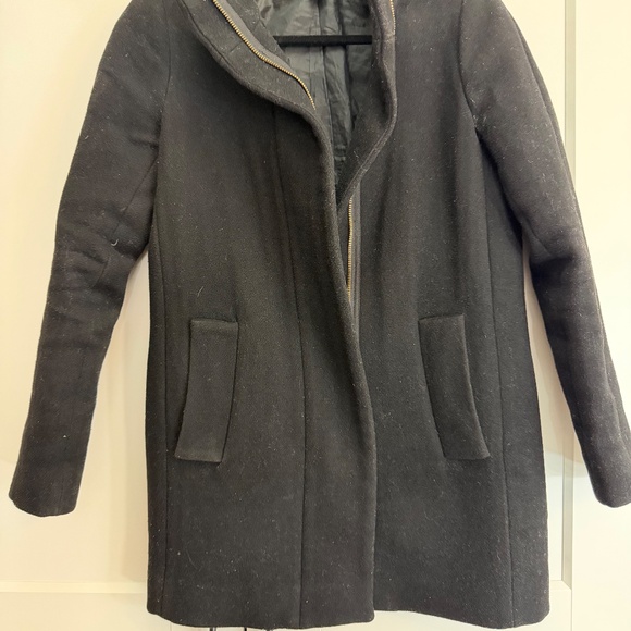 J Crew Black Peacoat - Picture 2 of 2